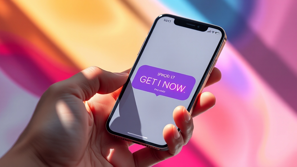 아이폰 17 출시일 확정 (realistic 스타일)