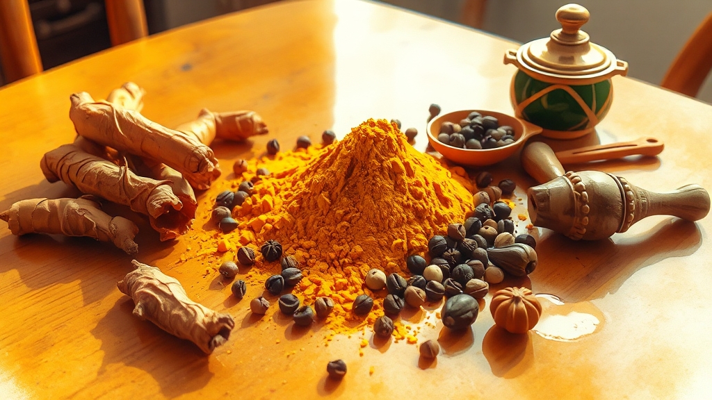 강황가루, 섭취 방법 & 활용 레시피 (watercolor 스타일)