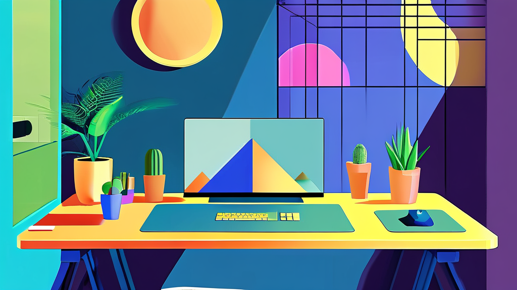 PET 데스커 책상 커버, 무엇이 특별할까? (illustration 스타일)