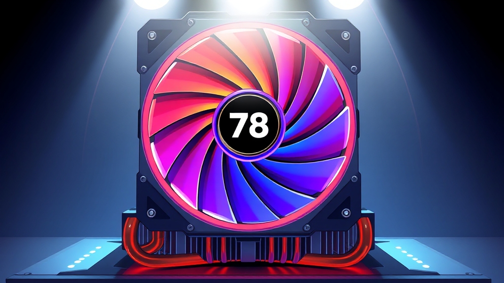 혁신적인 냉각 시스템 집중 탐구 (cartoon 스타일)