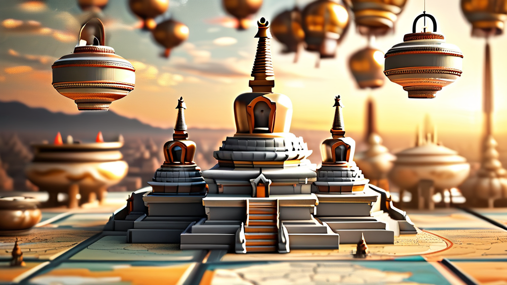 나에게 맞는 템플스테이 찾기: 지역별 참여 사찰 가이드 (realistic 스타일)