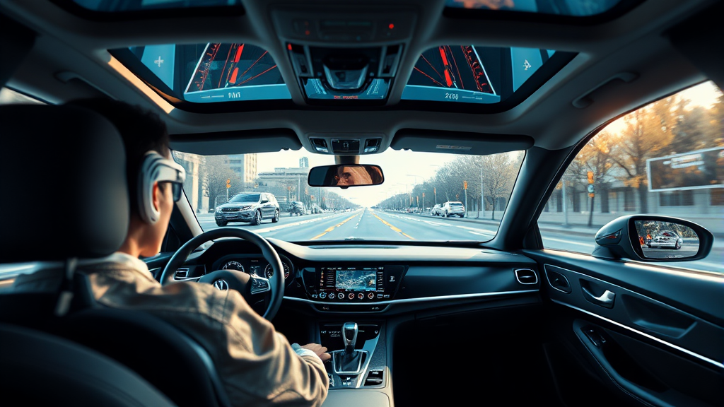 안전 및 주행 보조 시스템 (realistic 스타일)