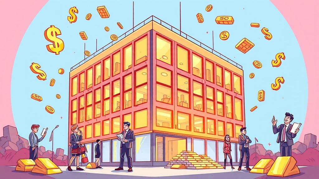 부동산 시장 전망, 오피스텔 역할은? (cartoon 스타일)