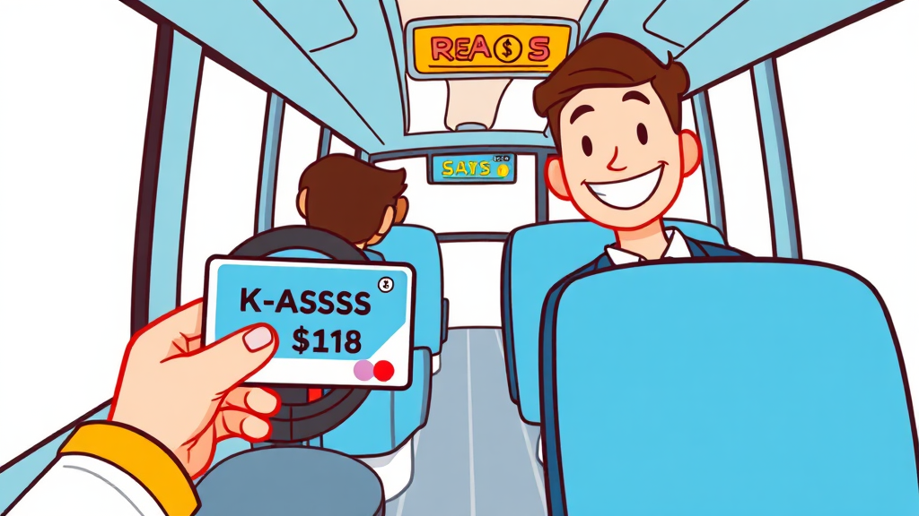 K패스 모두의카드 환급 기준 (cartoon 스타일)