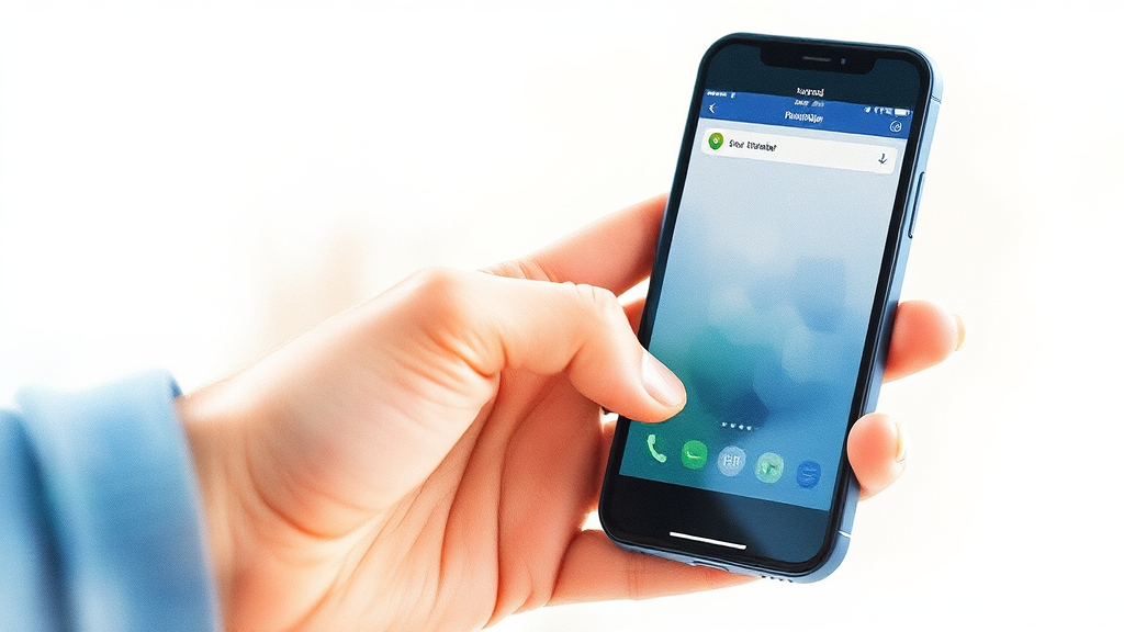 스마트폰으로 간편하게: 모바일 주민등록등본 발급하기 (watercolor 스타일)