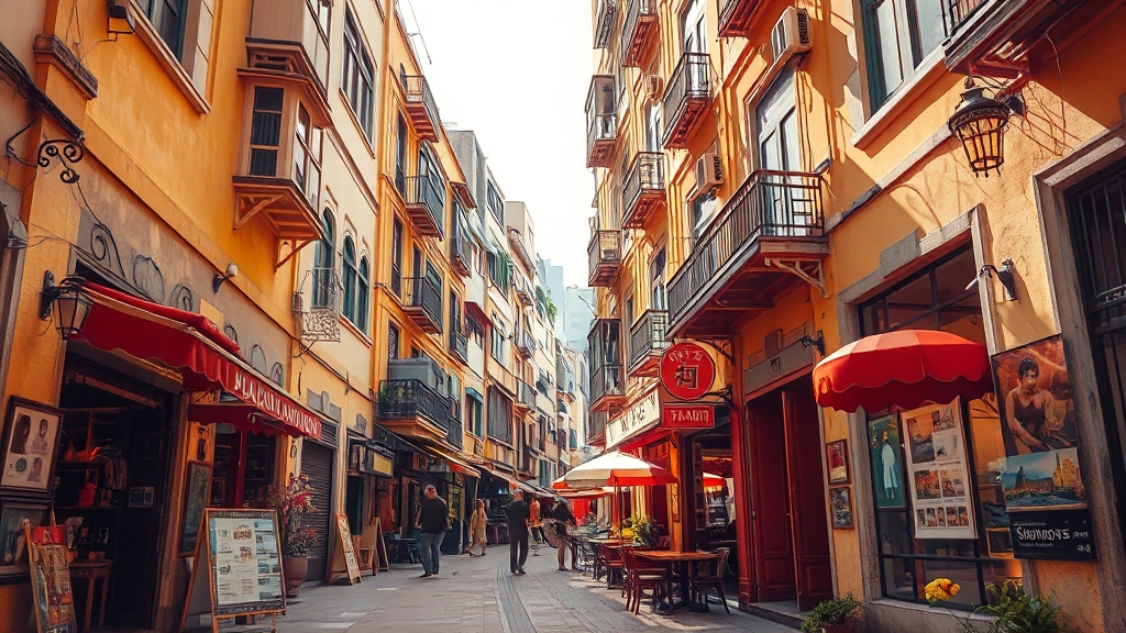 마카오 숨은 명소 탐험 가이드 (realistic 스타일)