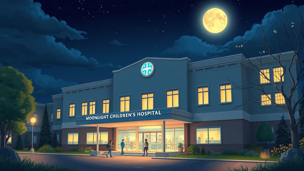 달빛어린이병원, 전국 어디에 있나요? 지역별 현황 및 지도 (realistic 스타일)