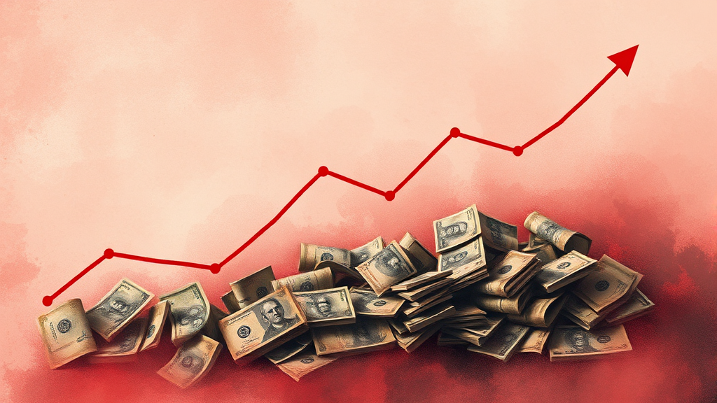 최근 환율, 왜 요동치나? (watercolor 스타일)