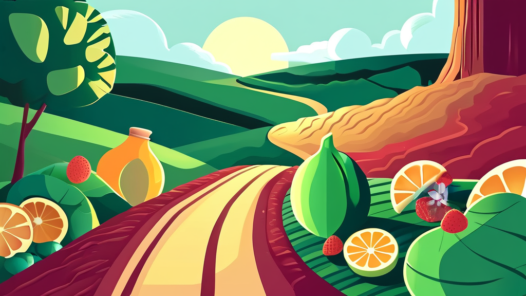 요요 없는 건강한 내장지방 빼는법: 지속 가능한 습관 만들기 (illustration 스타일)