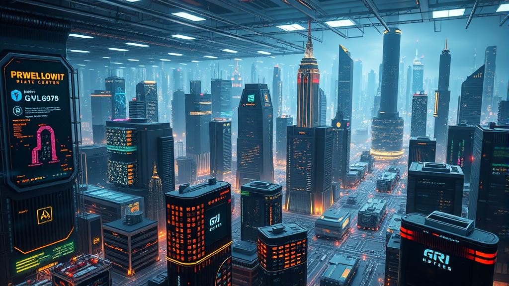 AI 데이터센터 A to Z 3 AI GPU 데이터센터란? (realistic 스타일)