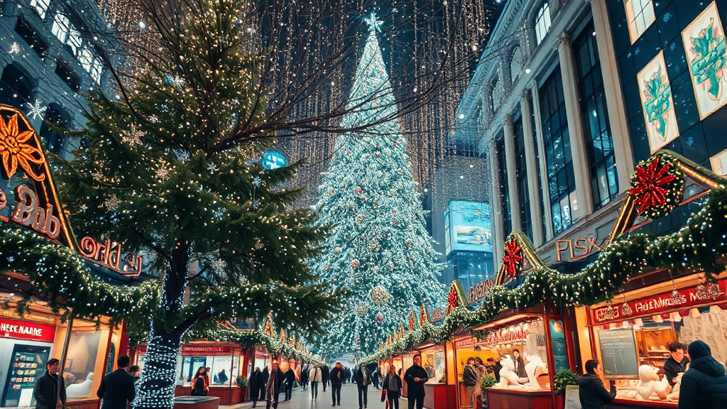 롯데월드몰 크리스마스 특별 이벤트 (realistic 스타일)