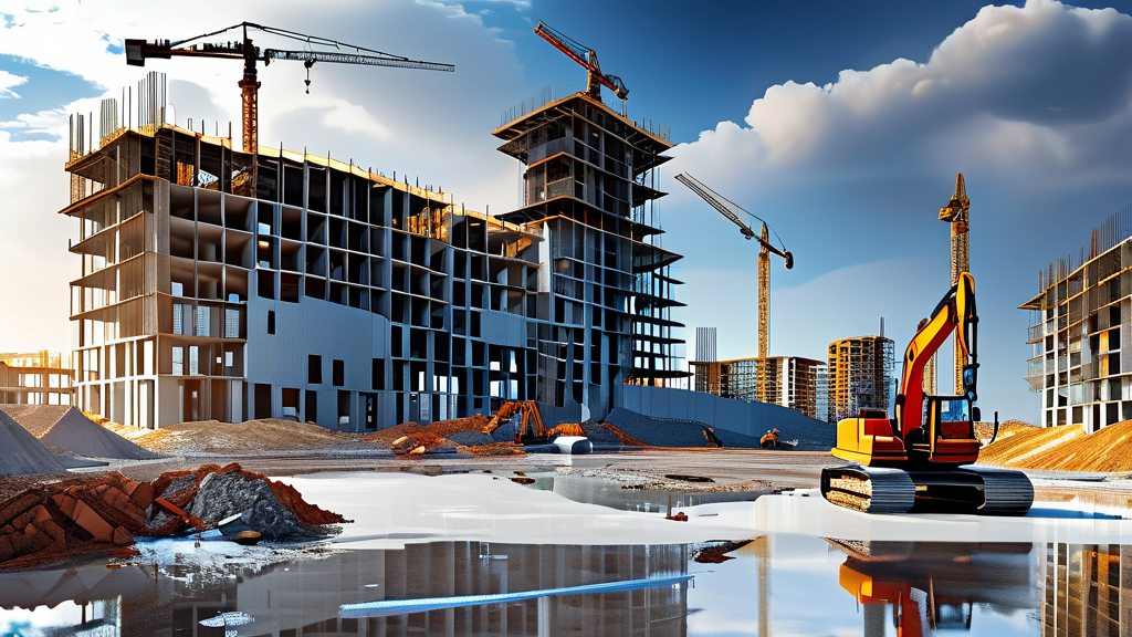 건설사 자금난 심화: PF 부실의 직접적인 영향 (realistic 스타일)