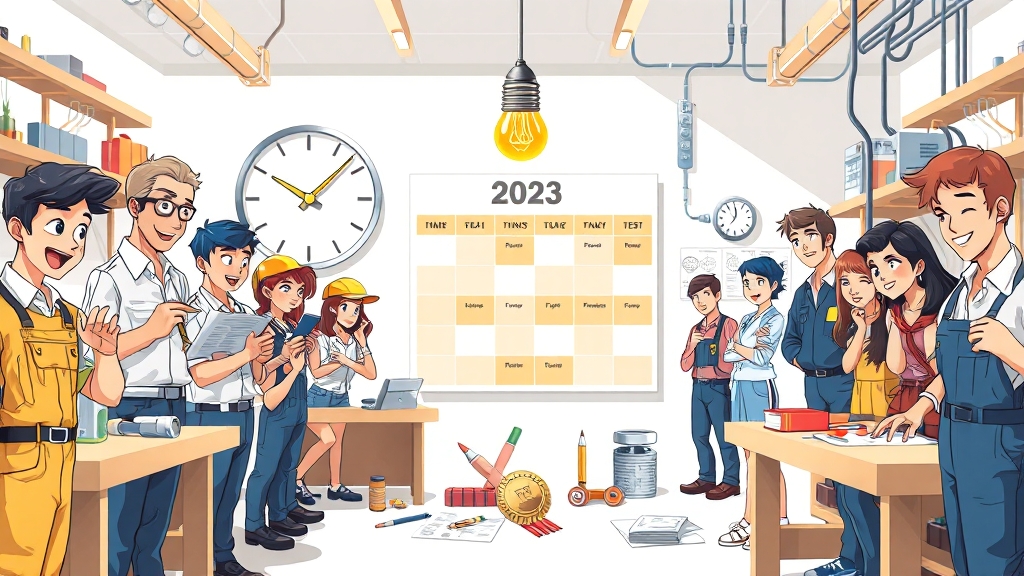 2025년 시험 일정 완벽 정리 (cartoon 스타일)