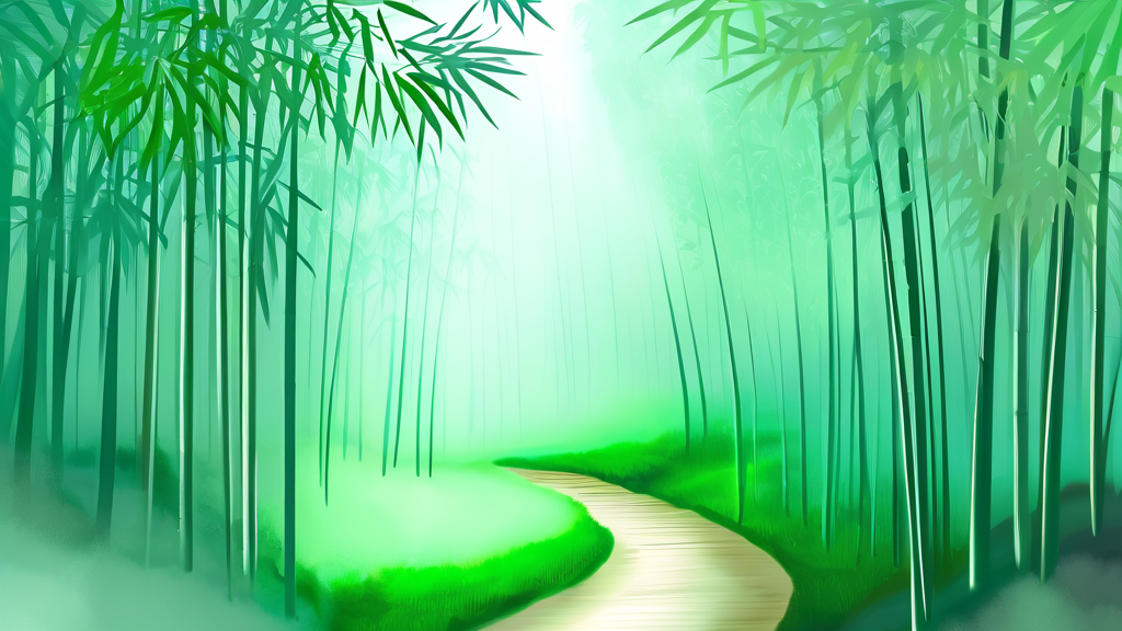 싱그러운 초록빛 힐링, 보성과 담양 (watercolor 스타일)