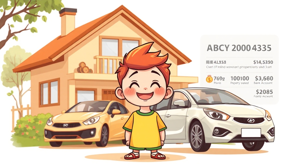 소득 및 재산 요건 최종 체크 (cartoon 스타일)