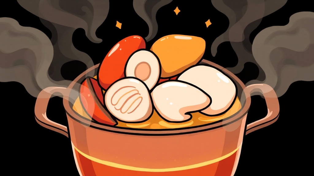 닭볶음탕 & 찜닭 레시피 (cartoon 스타일)