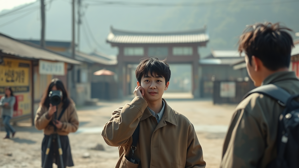 ‘백사장3’, 조용한 첫 방송의 배경 (realistic 스타일)