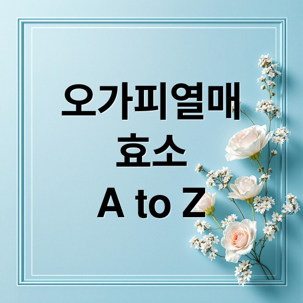 오가피열매
효소
A to Z (오가피열매 효소 효능 부작용)