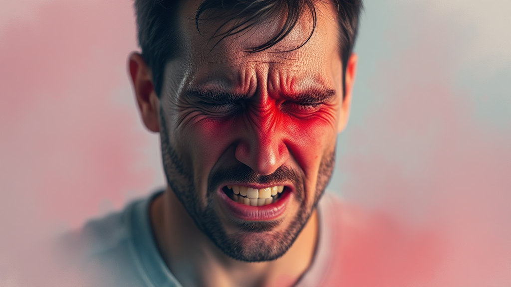 심근경색 전조증상 (watercolor 스타일)