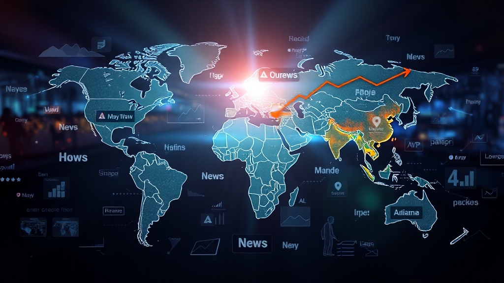 국제 관계 및 기업 동향 (realistic 스타일)