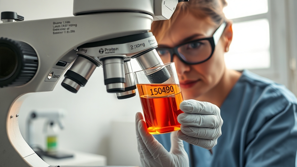 단백뇨의 정상 범위는? (realistic 스타일)