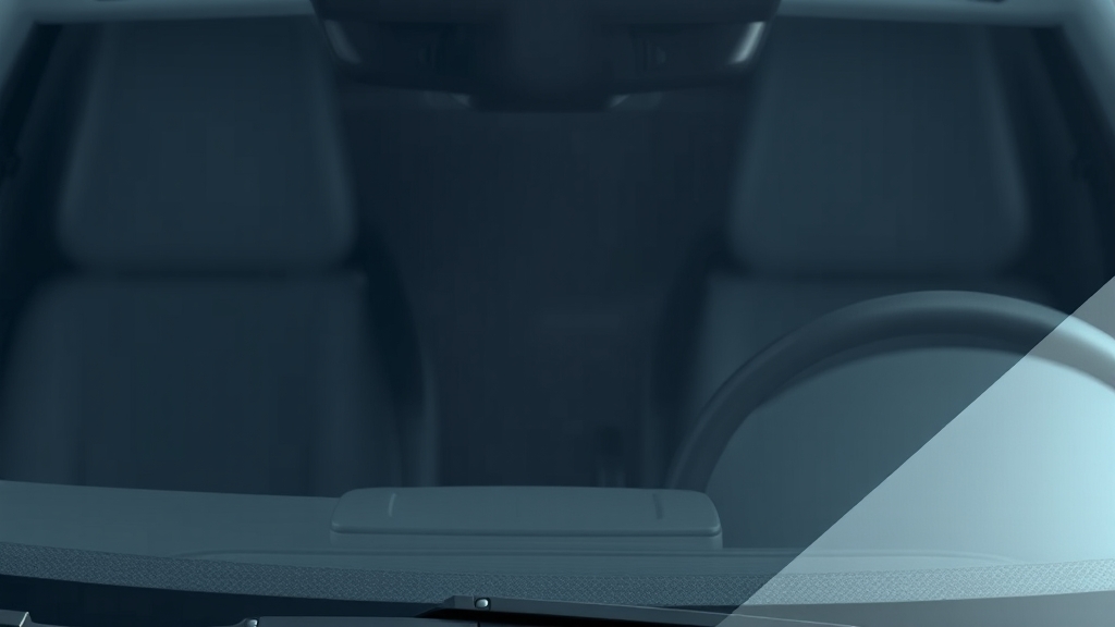 신차 와이퍼 소음 원인 (illustration 스타일)