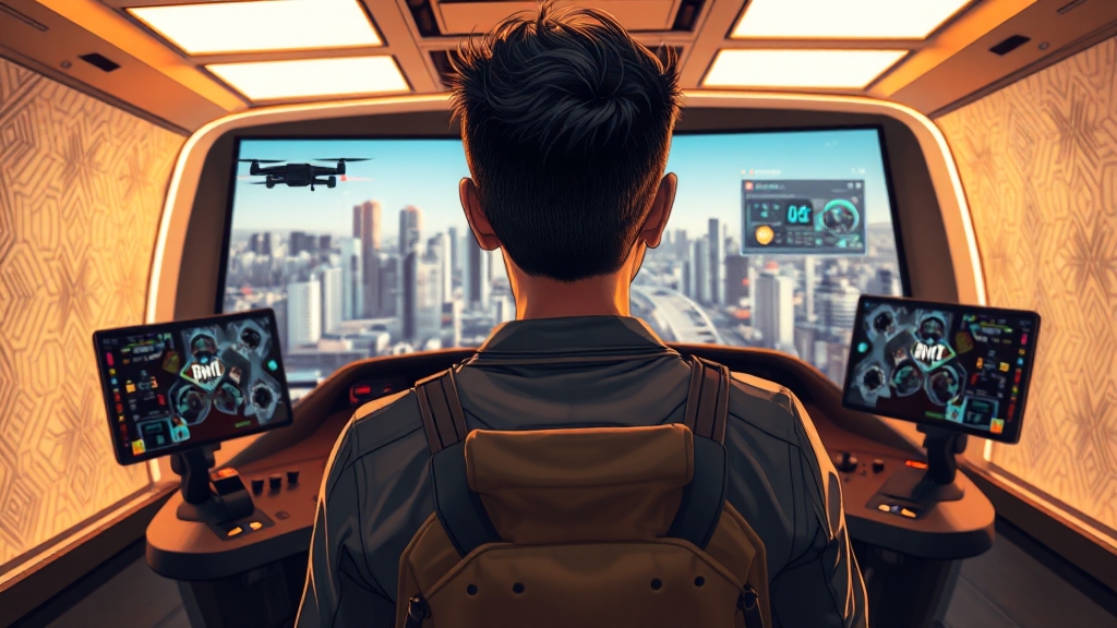드론 시험 준비 꿀팁 (illustration 스타일)