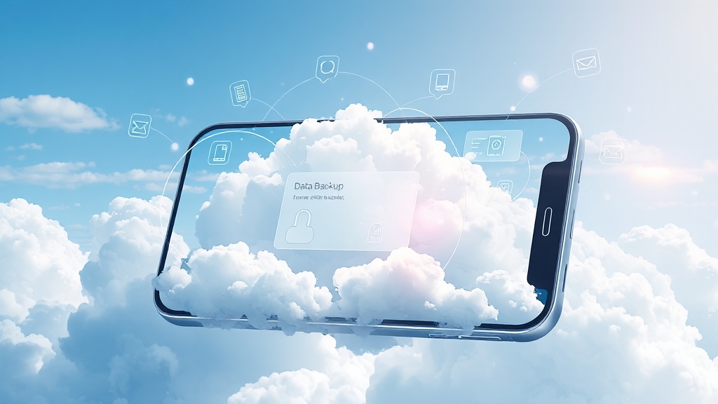 데이터 백업, 왜 중요할까요? (illustration 스타일)