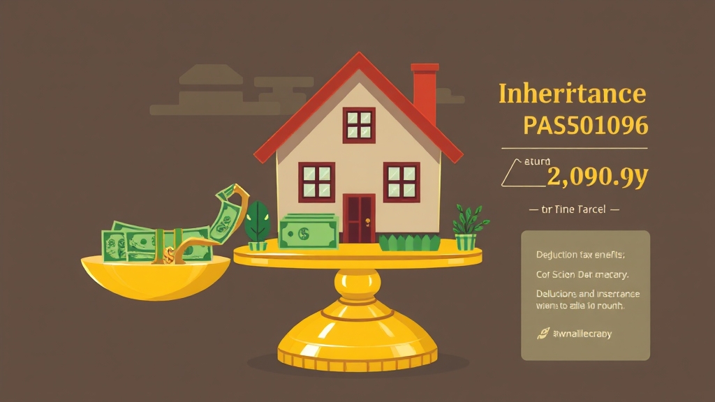 상속 재산 평가, 왜 중요할까요? (illustration 스타일)