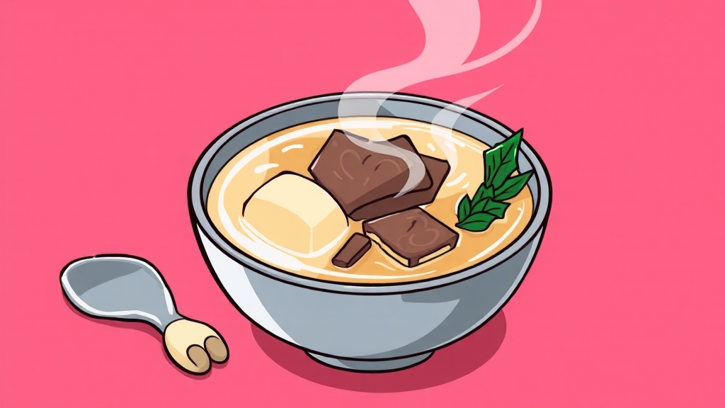 토란국, 맛있게 끓이는 방법! (cartoon 스타일)