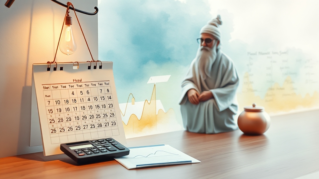 중도상환수수료와 절세 꿀팁 (watercolor 스타일)