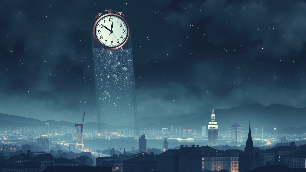 야간뇨 원인과 관리법 (realistic 스타일)