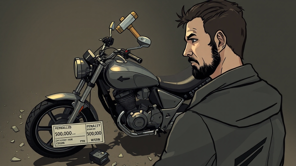 보험 미가입 시 불이익 (illustration 스타일)