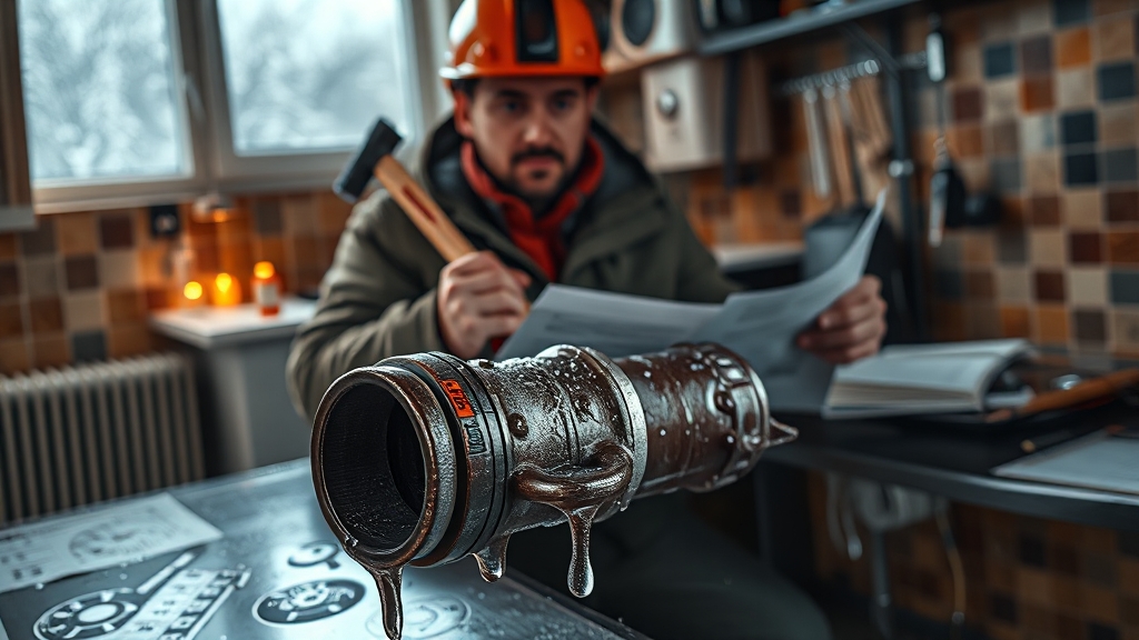 누수 피해 예방 및 관리 요령 (realistic 스타일)