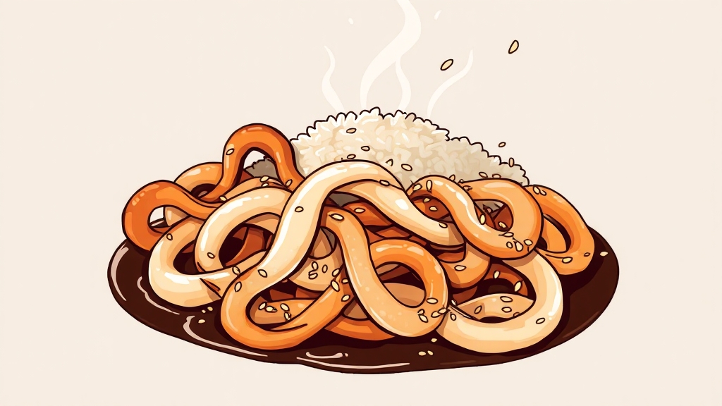 맛있게 볶는 방법 (illustration 스타일)