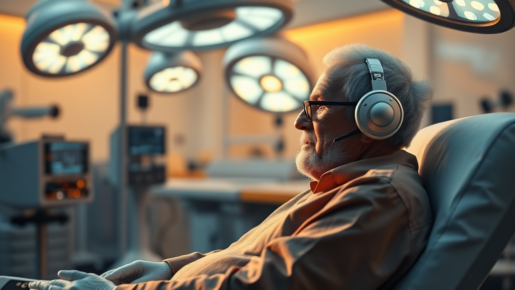 수술/재활 로봇 시장 현황 및 전망 (realistic 스타일)