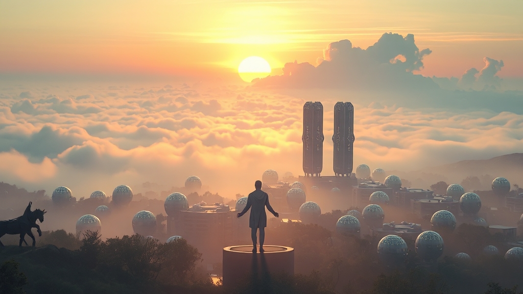 오라클의 AI 전략과 미래 (watercolor 스타일)