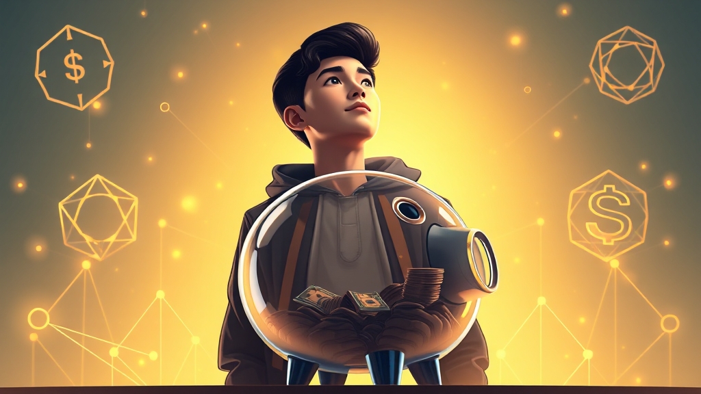 청년 자산 형성 정책 (illustration 스타일)