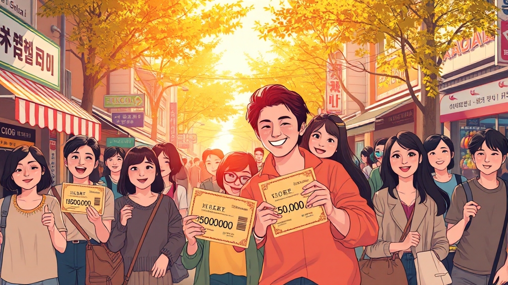 민생소비쿠폰, 왜 중요할까요? (illustration 스타일)