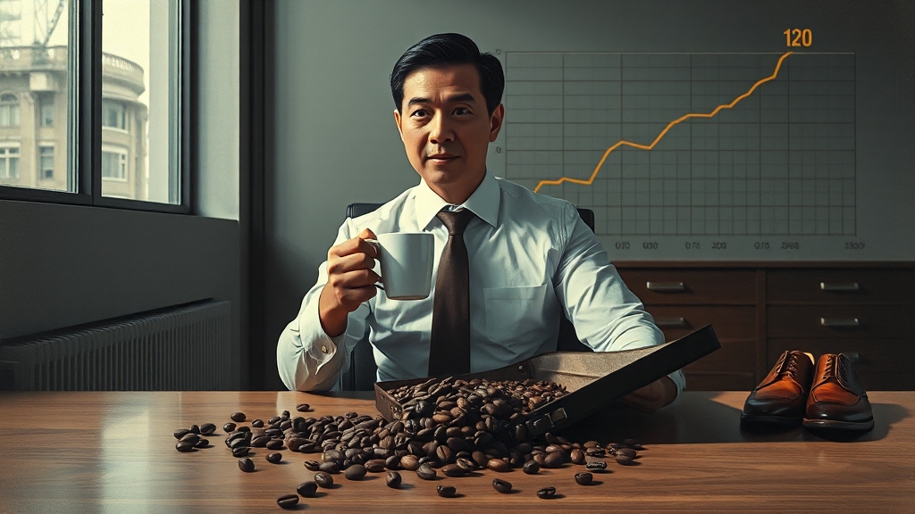 커피 원가 120원, 왜 논란일까? (realistic 스타일)