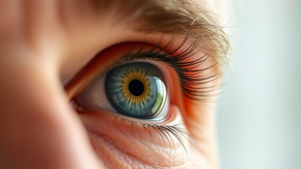 노안 안약 ‘유베지’란 무엇인가요? (realistic 스타일)