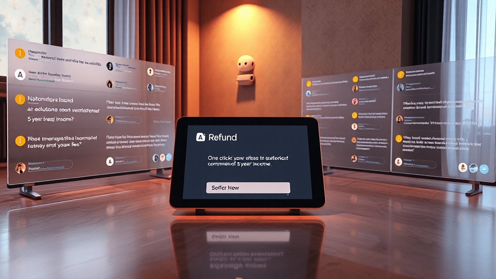 사용자 후기로 보는 원클릭 환급 (realistic 스타일)