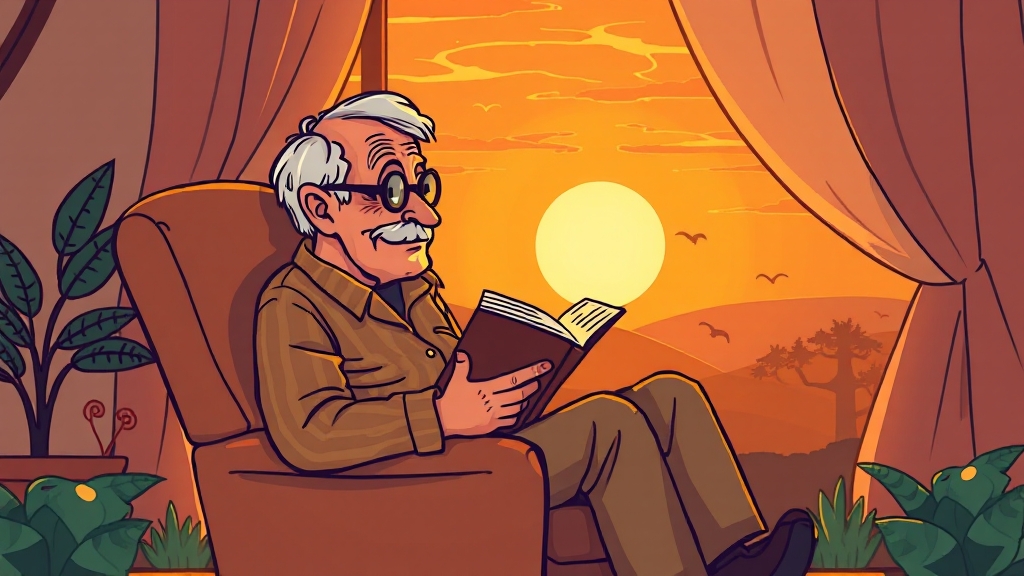 노후 준비, 6가지 핵심 요소 (cartoon 스타일)