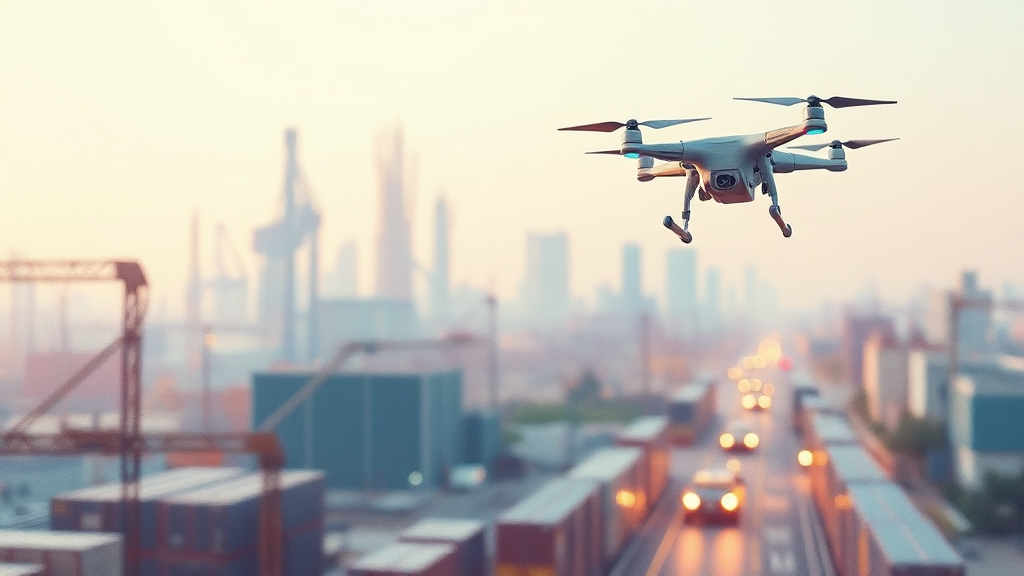 피지컬 AI, 어디에 활용될까? (watercolor 스타일)