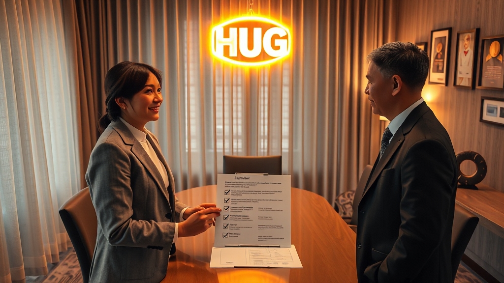 허그 고객센터 활용법 (realistic 스타일)