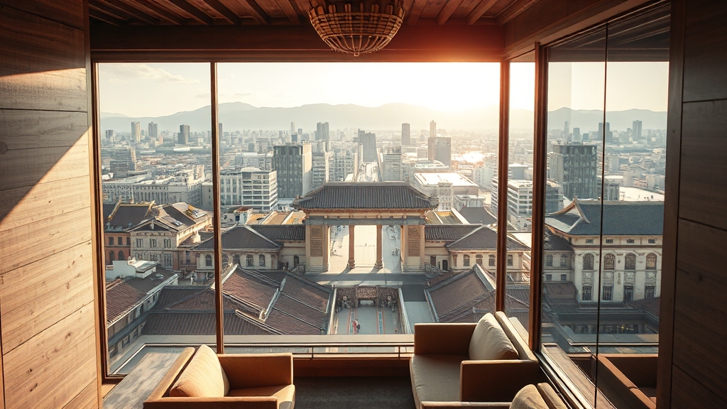 역사와 쉼이 있는 박물관 (realistic 스타일)