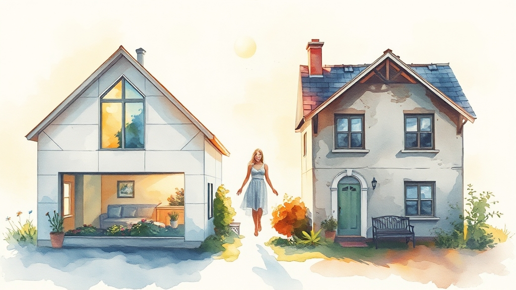 집 꿈, 현실과의 연관성은? (watercolor 스타일)