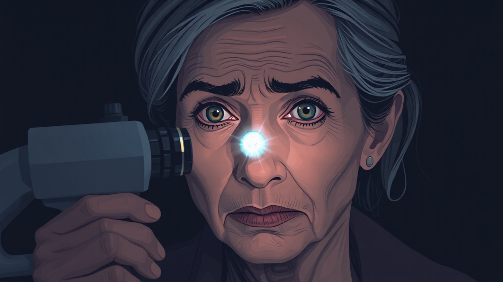 황반변성, 왜 알아야 할까요? (illustration 스타일)