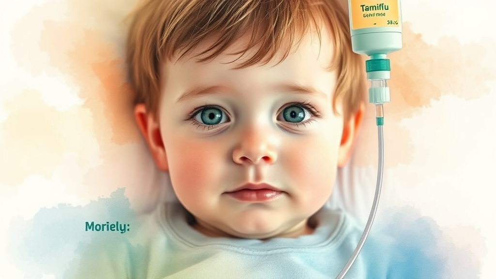 타미플루 수액, 효과는 얼마나? (watercolor 스타일)