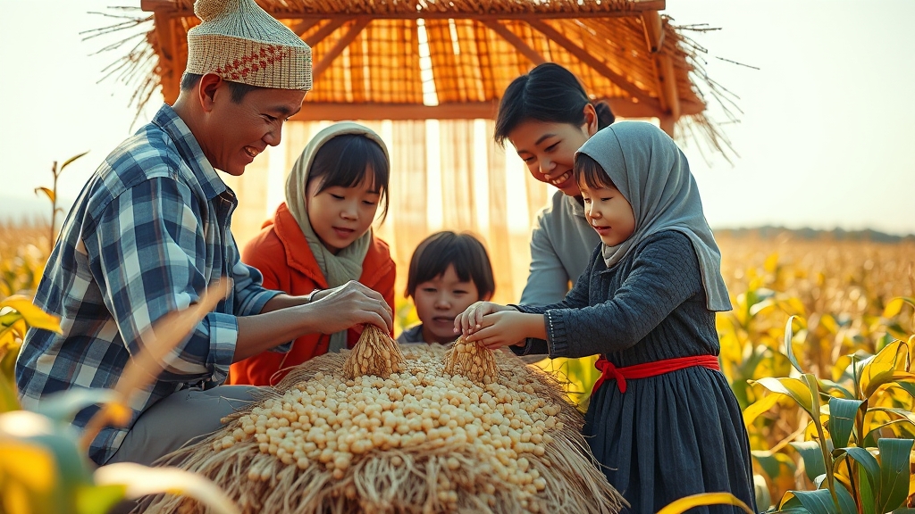 콩 체험, 온 가족 함께 (realistic 스타일)